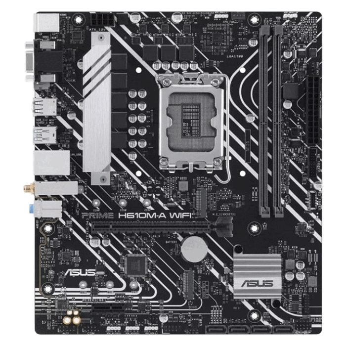 مادربرد ایسوس مدل Prime H610M-A WiFi DDR5- مشکی (گارانتی شرکتی)