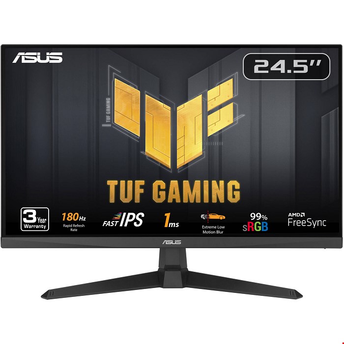 ASUS TUF Gaming VG259Q3A 24.5-inch Fast IPS 180Hz Gaming Flat Monitor