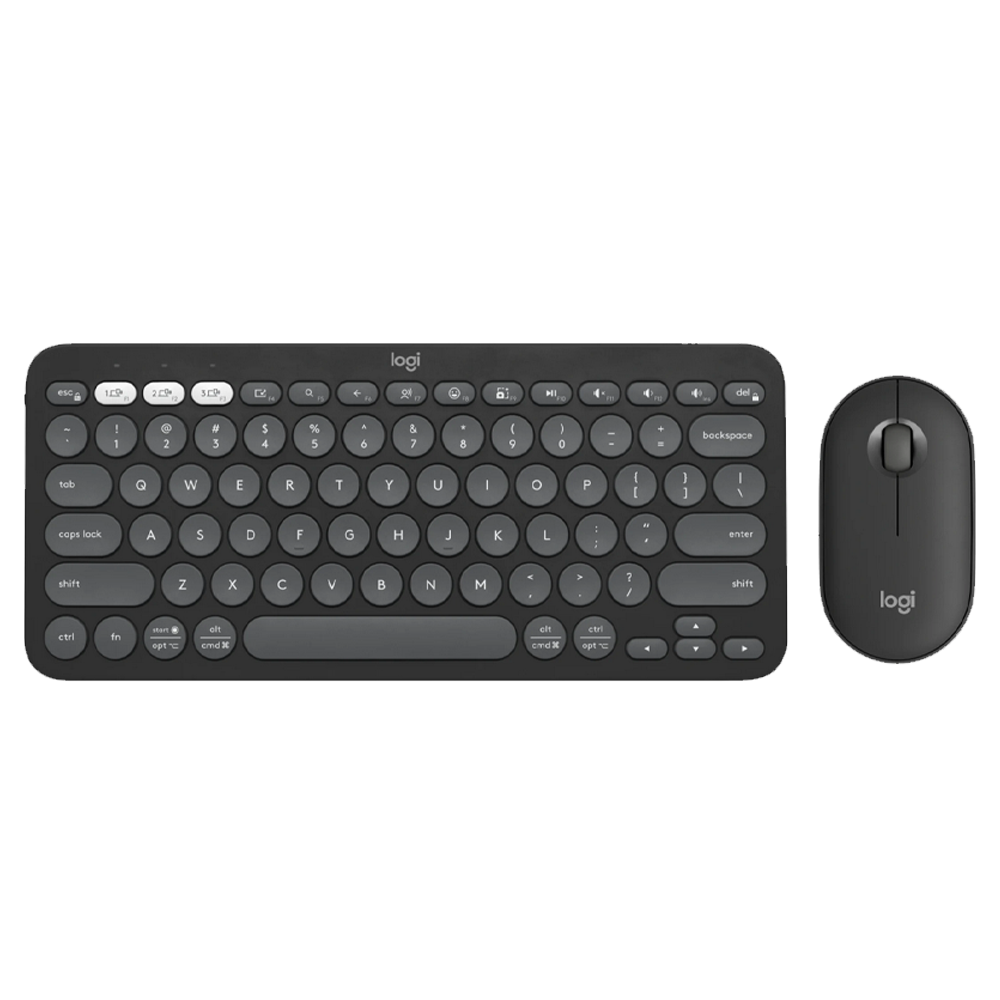 کیبورد و موس ست PEBBLE 2 - مشکی  ( گارانتی اصلی )